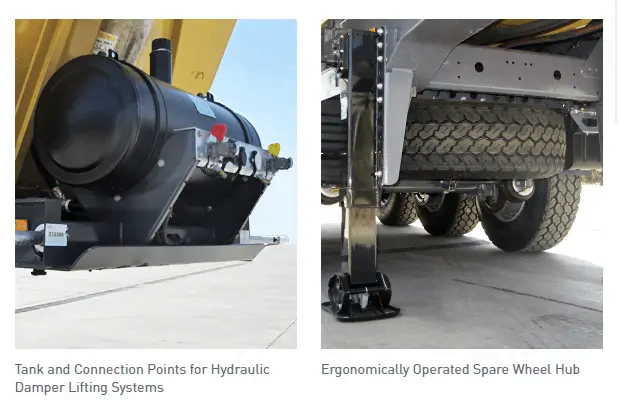 Reis Treyler Tipper Trailer - Hydraulic Damper Lifting System