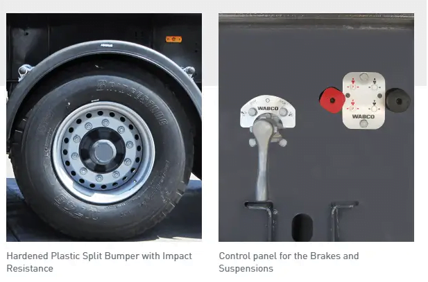 Reis Treyler Tipper Trailer - Brakes and Suspension