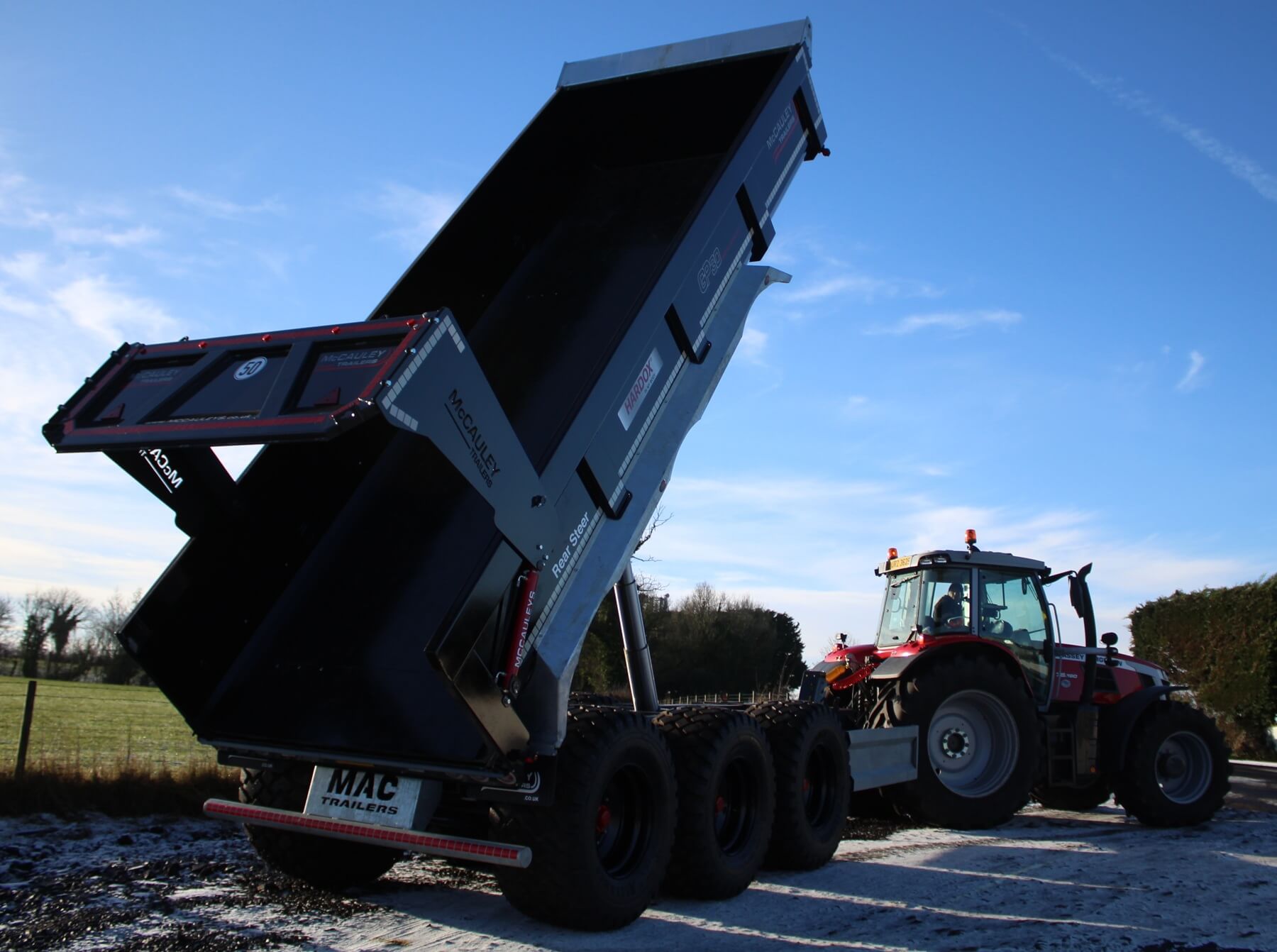 GP25 Dump Trailer - Raised McCauley Trailers - GP25 Dump Trailer - Raised