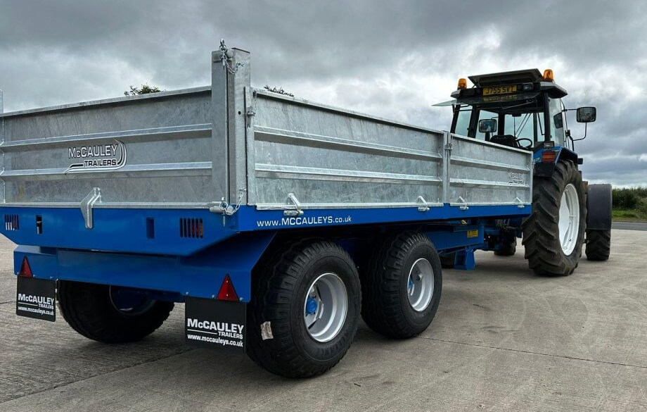 Galvanised 10 Ton Dropside McCauley Trailers - Galvanised 10 Ton Dropside
